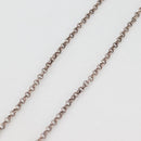 Chrome Hearts Roll Chain Necklace Ag925 Silver Auth 134688M-4