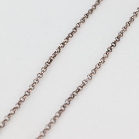 Chrome Hearts Roll Chain Necklace Ag925 Silver Auth 134688M