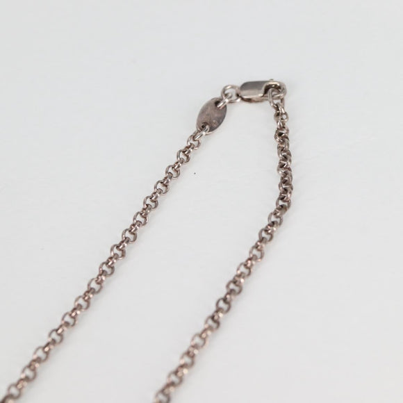 Chrome Hearts Roll Chain Halskette Ag925 Silber Auth 134688M