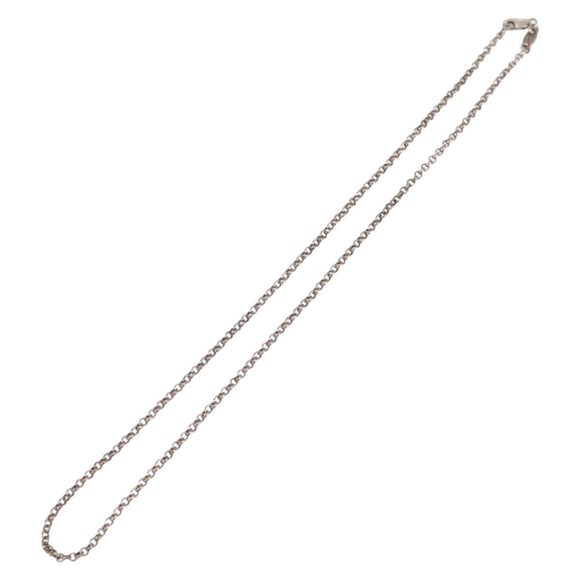 Chrome Hearts Roll Chain Halskette Ag925 Silber Auth 134688M