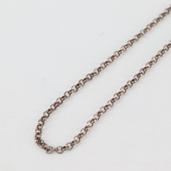 Chrome Hearts Roll Chain Halskette Ag925 Silber Auth 134688M