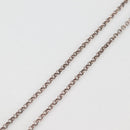 Chrome Hearts Roll Chain Halskette Ag925 Silber Auth 134688M-9