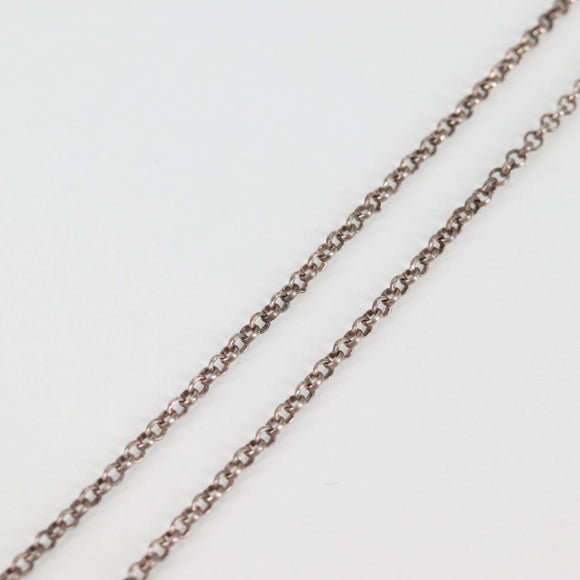 Chrome Hearts Roll Chain Halskette Ag925 Silber Auth 134688M