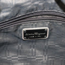 Salvatore Ferragamo Gancini Hand Bag Leather 2way Purple Silver Auth 134695-20