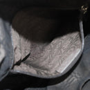 Salvatore Ferragamo Gancini Hand Bag Leather 2way Purple Silver Auth 134695-23