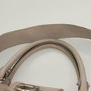 Salvatore Ferragamo Gancini Hand Bag Leather 2way Purple Silver Auth 134695-8
