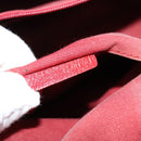 BURBERRY Nova Check Hand Bag PVC 2way Beige Silver Auth 134698-12