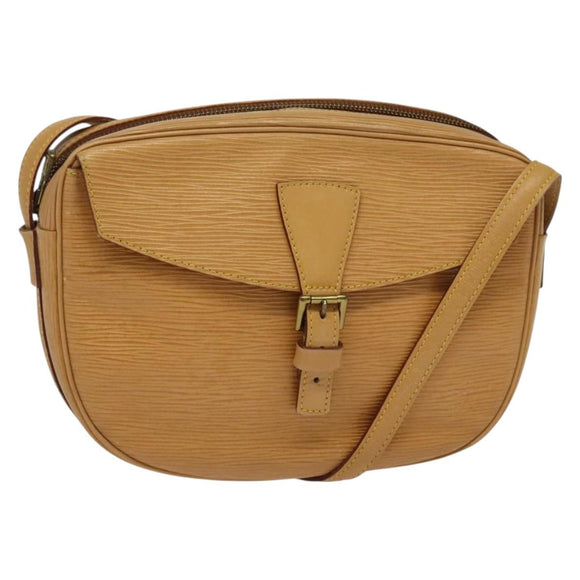LOUIS VUITTON Epi Jeune Fille MM Shoulder Bag Beige M52156 LV Auth 134701