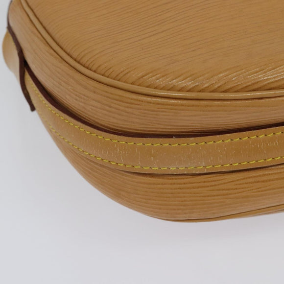 LOUIS VUITTON Epi Jeune Fille MM Shoulder Bag Beige M52156 LV Auth 134701