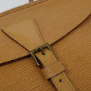 LOUIS VUITTON Epi Jeune Fille MM Shoulder Bag Beige M52156 LV Auth 134701-18