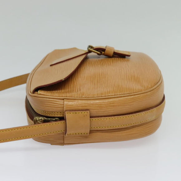 LOUIS VUITTON Epi Jeune Fille MM Shoulder Bag Beige M52156 LV Auth 134701