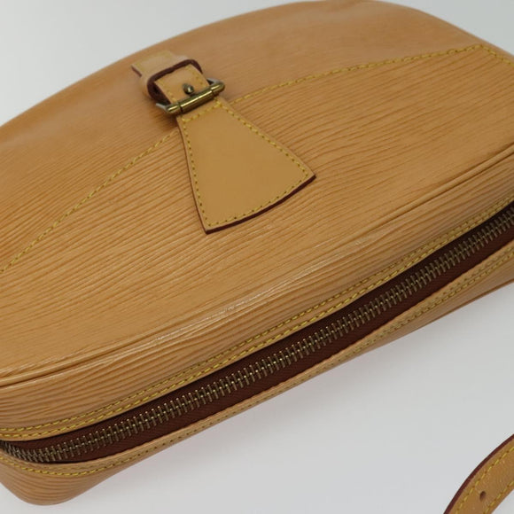 LOUIS VUITTON Epi Jeune Fille MM Shoulder Bag Beige M52156 LV Auth 134701