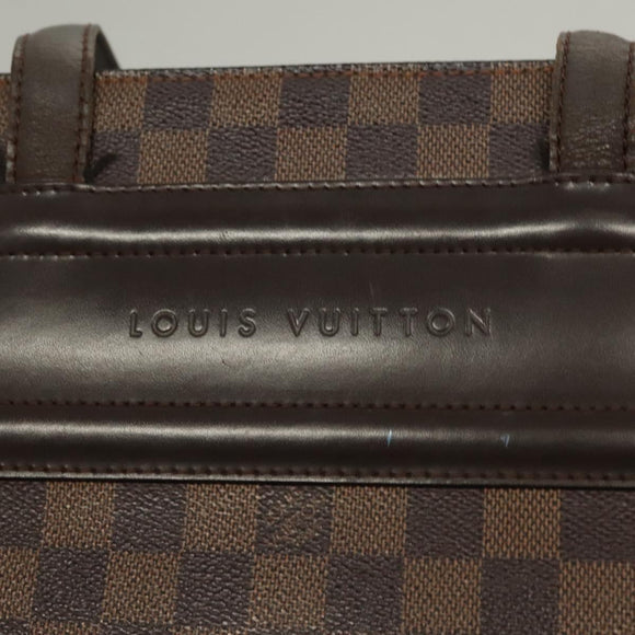 LOUIS VUITTON Damier Ebene Parioli GM Tote Bag N51124 LV Auth 134704