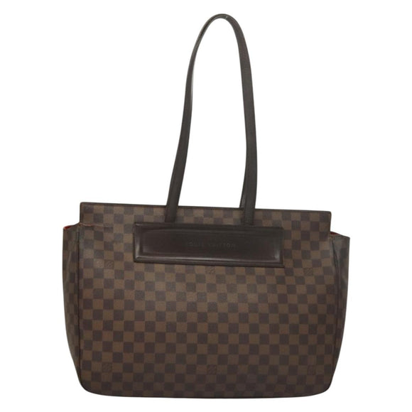 LOUIS VUITTON Damier Ebene Parioli GM Tote Bag N51124 LV Auth 134704