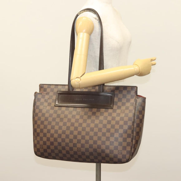 LOUIS VUITTON Damier Ebene Parioli GM Tote Bag N51124 LV Auth 134704