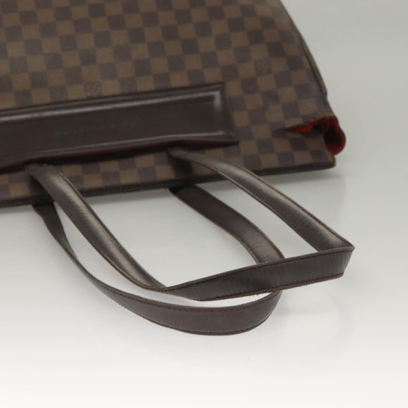 LOUIS VUITTON Damier Ebene Parioli GM Tote Bag N51124 LV Auth 134704