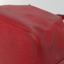 LOUIS VUITTON Epi Petit Noe Shoulder Bag Red M44107 LV Auth 134714-14