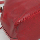 LOUIS VUITTON Epi Petit Noe Shoulder Bag Red M44107 LV Auth 134714-9