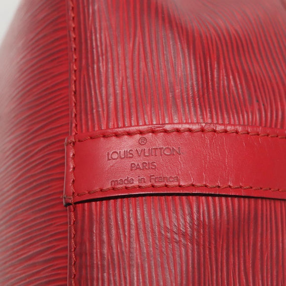 LOUIS VUITTON Epi Petit Noe Shoulder Bag Red M44107 LV Auth 134714