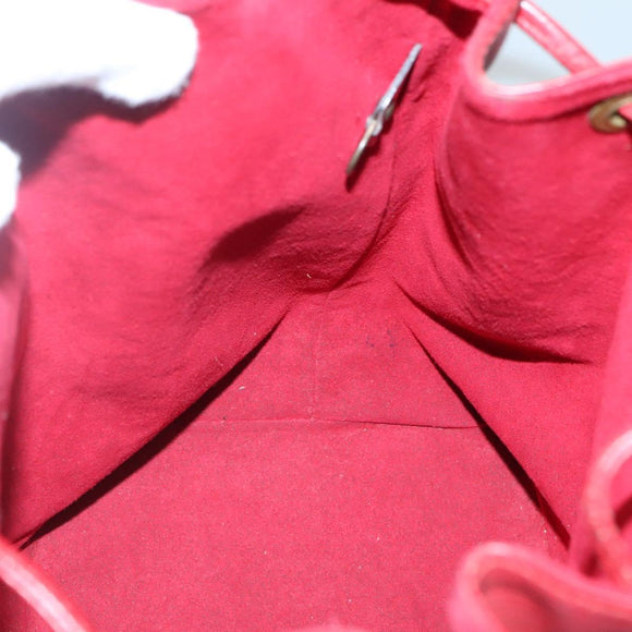 LOUIS VUITTON Epi Petit Noe Shoulder Bag Red M44107 LV Auth 134714