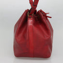 LOUIS VUITTON Epi Petit Noe Shoulder Bag Red M44107 LV Auth 134714-3