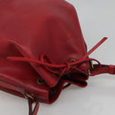 LOUIS VUITTON Epi Petit Noe Shoulder Bag Red M44107 LV Auth 134714-6