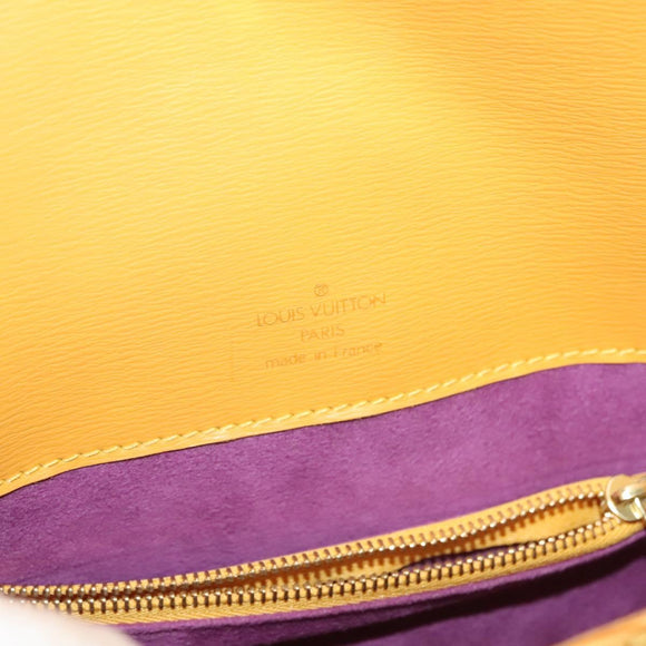 LOUIS VUITTON Epi Bushi Shoulder Bag Yellow M52209 LV Auth 134717