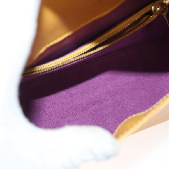 LOUIS VUITTON Epi Bushi Shoulder Bag Yellow M52209 LV Auth 134717