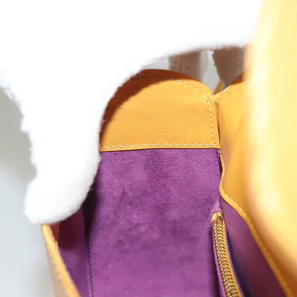 LOUIS VUITTON Epi Bushi Shoulder Bag Yellow M52209 LV Auth 134717