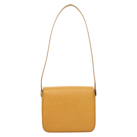LOUIS VUITTON Epi Bushi Shoulder Bag Yellow M52209 LV Auth 134717