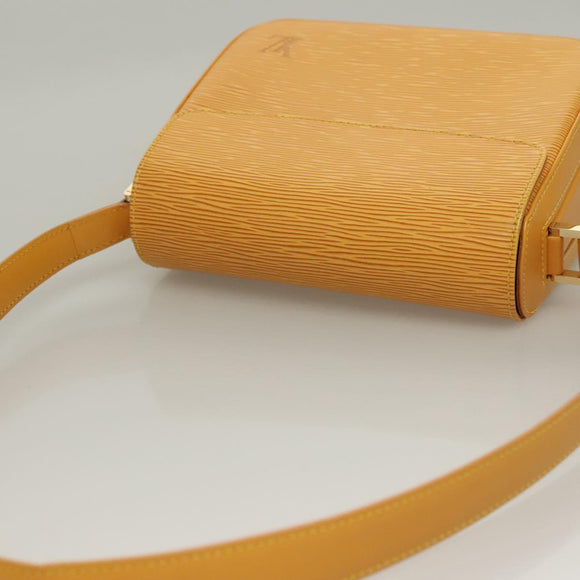 LOUIS VUITTON Epi Bushi Shoulder Bag Yellow M52209 LV Auth 134717