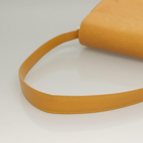 LOUIS VUITTON Epi Bushi Shoulder Bag Yellow M52209 LV Auth 134717