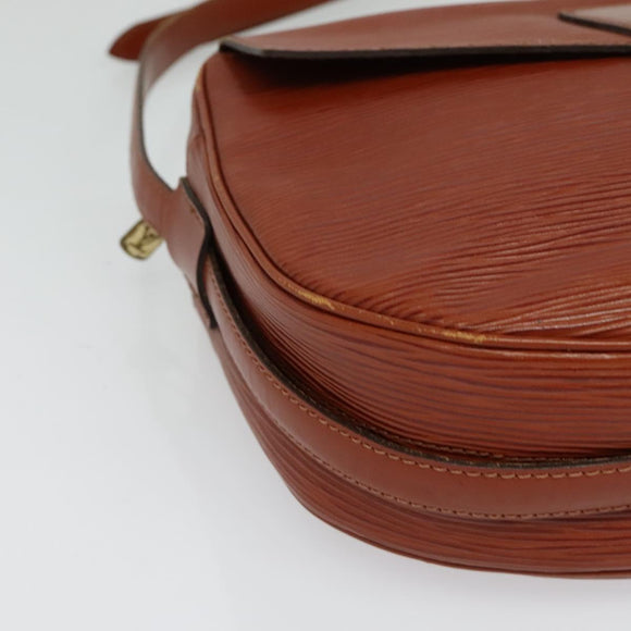 LOUIS VUITTON Epi Jeune FilleMM Shoulder Bag Brown M52153 LV Auth 134720