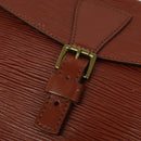 LOUIS VUITTON Epi Jeune FilleMM Shoulder Bag Brown M52153 LV Auth 134720-18