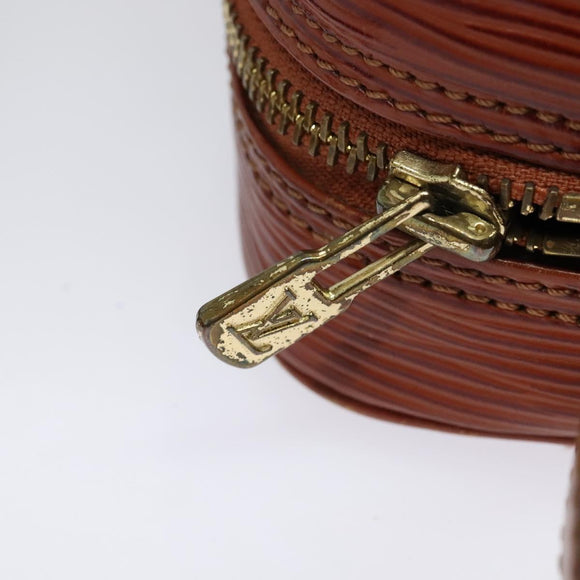 LOUIS VUITTON Epi Jeune FilleMM Shoulder Bag Brown M52153 LV Auth 134720