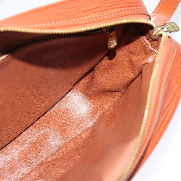 LOUIS VUITTON Epi Jeune FilleMM Shoulder Bag Brown M52153 LV Auth 134720