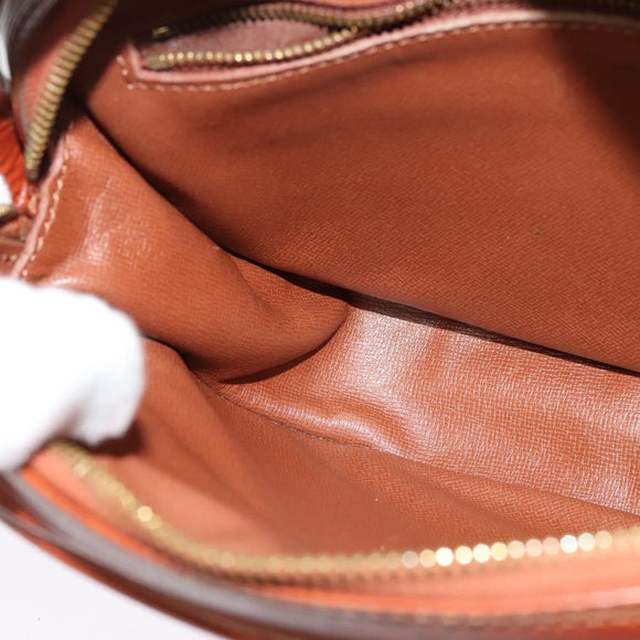 LOUIS VUITTON Epi Jeune FilleMM Shoulder Bag Brown M52153 LV Auth 134720