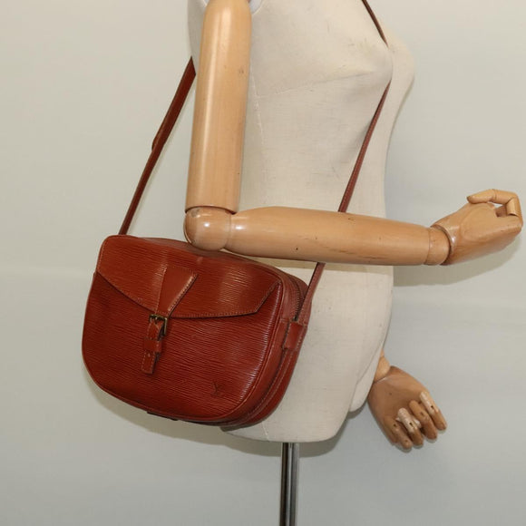 LOUIS VUITTON Epi Jeune FilleMM Shoulder Bag Brown M52153 LV Auth 134720