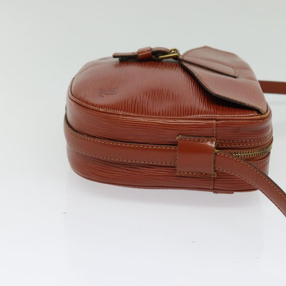 LOUIS VUITTON Epi Jeune FilleMM Shoulder Bag Brown M52153 LV Auth 134720