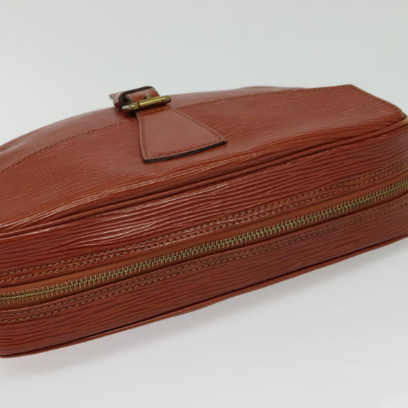 LOUIS VUITTON Epi Jeune FilleMM Shoulder Bag Brown M52153 LV Auth 134720