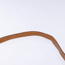 CELINE Macadam Canvas Hand Bag PVC Leather 2way Brown Gold Auth 134727-9