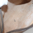 GUCCI GG Supreme Web Sherry Line Bag PVC Beige Brown 89 01 012 Auth 134730-14