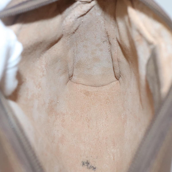 GUCCI GG Supreme Web Sherry Line Bag PVC Beige Brown 89 01 012 Auth 134730