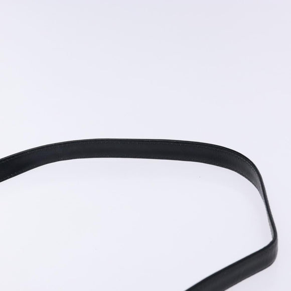 Christian Dior Trotter Canvas Shoulder Bag Navy Gold Auth 134731