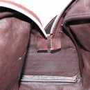 Christian Dior Trotter Canvas Shoulder Bag Brown Gold Auth 134737-17