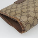 GUCCI GG Supreme Web Sherry Line Bag PVC Beige Brown 89 01 030 Auth 134738-16