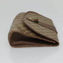 GUCCI GG Supreme Web Sherry Line Bag PVC Beige Brown 89 01 030 Auth 134738-3