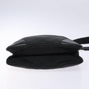 PRADA Shoulder Bag Nylon Leather Black Silver Auth 134740-5