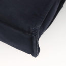 HERMES Fourre Tout GM Hand Bag Canvas Navy Silver Auth 134741-16