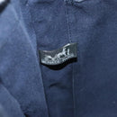 HERMES Fourre Tout GM Hand Bag Canvas Navy Silver Auth 134741-17